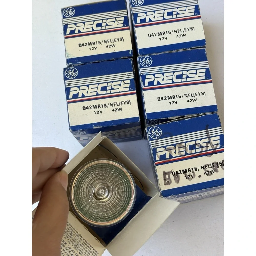 Lot of 6 GE  Q42MR16/NFL (EYS) Precise Multi Mirror Lamp Projector Bulb